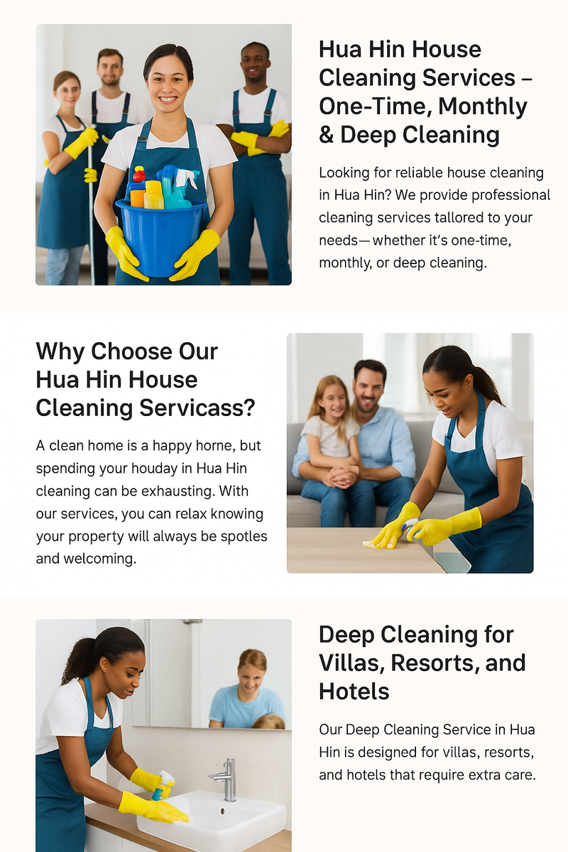 Hua Hin House Cleaning Services